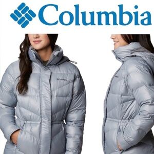 Columbia Peak to park tradewinds parka coat jacket grey size large new